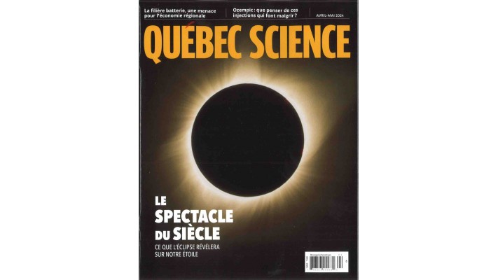 QUÉBEC SCIENCE (to be translated)